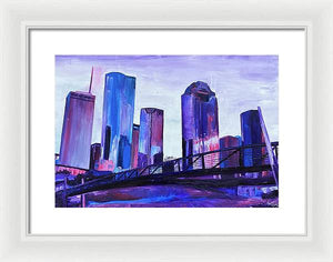 Purple Sky on the Bayou - Framed Print