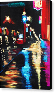 Rainy Night - Canvas Print