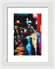 Load image into Gallery viewer, Rainy Night - Framed Print