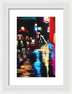 Rainy Night - Framed Print