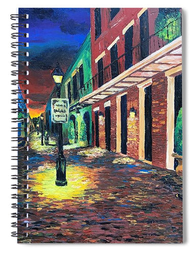 Rangee de Musiciens  Musicians Row - Spiral Notebook