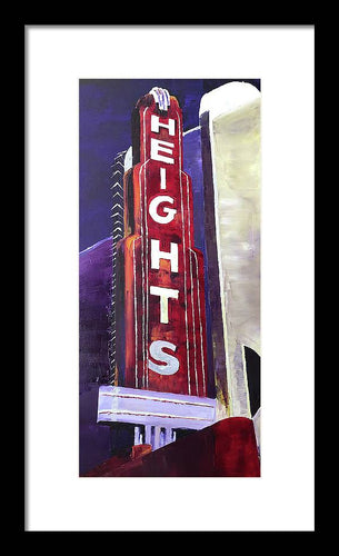 Red Hot Heights - Framed Print