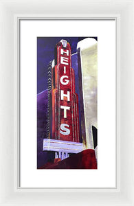 Red Hot Heights - Framed Print