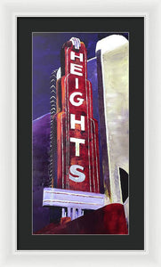 Red Hot Heights - Framed Print