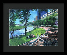 Load image into Gallery viewer, Riverwalk  - Framed Print