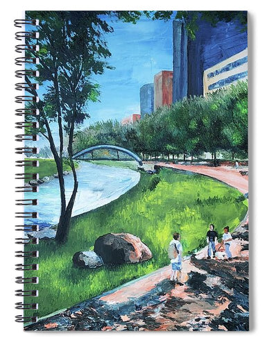 Riverwalk  - Spiral Notebook