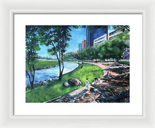 Load image into Gallery viewer, Riverwalk  - Framed Print
