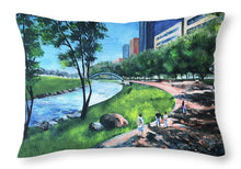 Load image into Gallery viewer, Riverwalk  - Throw Pillow