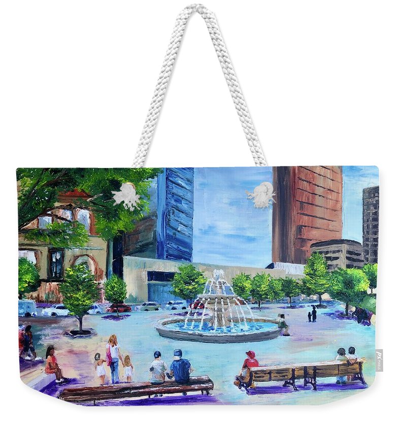Roberts Park at Lunchtime - Weekender Tote Bag