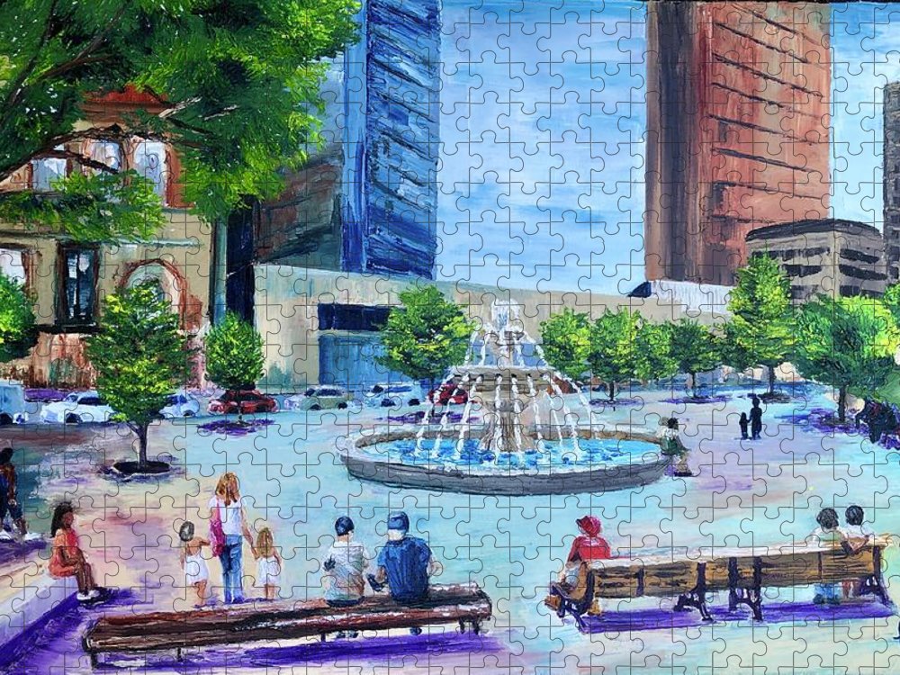 Roberts Park at Lunchtime - Puzzle