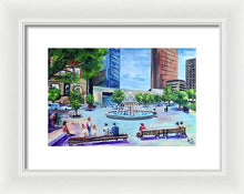 Load image into Gallery viewer, Roberts Park at Lunchtime - Framed Print