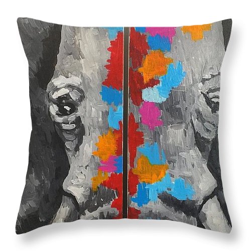 Royal Colors - Throw Pillow
