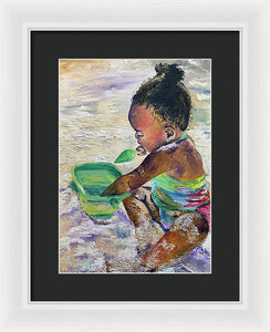 Sandy Toes - Framed Print