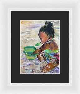 Sandy Toes - Framed Print