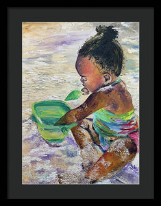 Sandy Toes - Framed Print