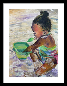 Sandy Toes - Framed Print