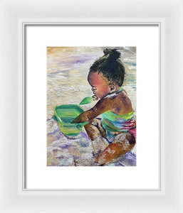 Sandy Toes - Framed Print