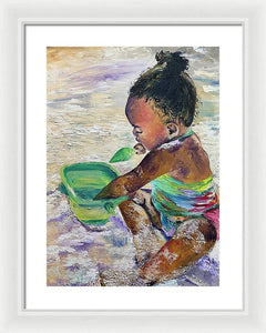 Sandy Toes - Framed Print