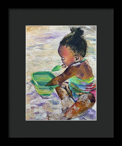 Sandy Toes - Framed Print