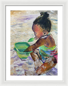 Sandy Toes - Framed Print