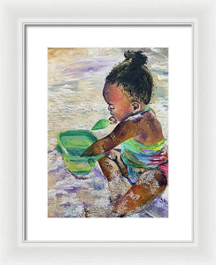 Sandy Toes - Framed Print