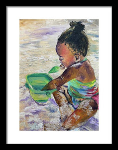 Sandy Toes - Framed Print