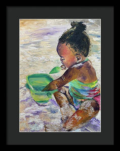 Sandy Toes - Framed Print