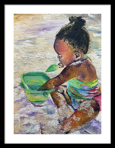 Sandy Toes - Framed Print