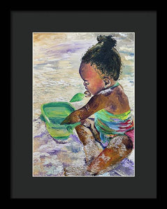 Sandy Toes - Framed Print