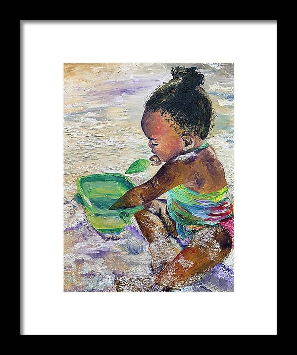 Sandy Toes - Framed Print