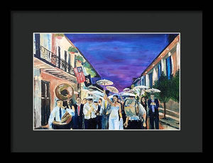 Second Line - Framed Print