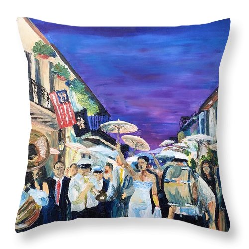 Second Line - Throw Pillow