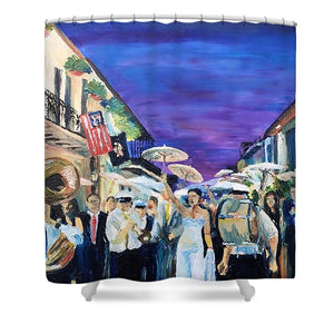 Second Line - Shower Curtain