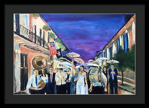 Second Line - Framed Print