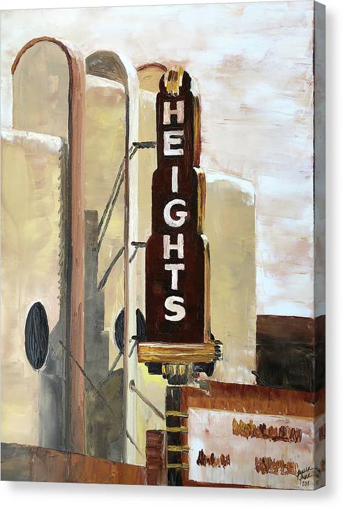 Sepia Heights - Canvas Print