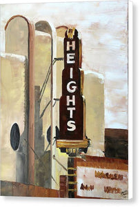 Sepia Heights - Canvas Print
