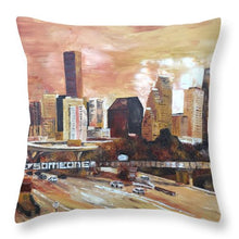 Load image into Gallery viewer, Sepia Houston - Throw Pillow