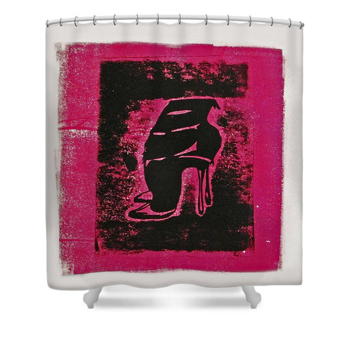 Shoe Print - Shower Curtain