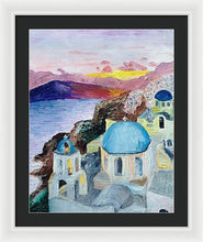 Load image into Gallery viewer, Somewhere in the Mediterranean  - Framed Print