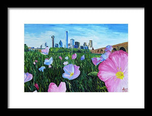 Spring in Dallas - Framed Print