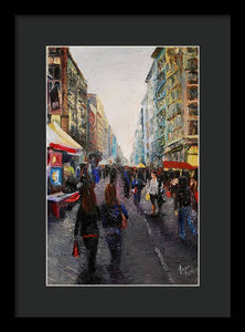 Street Bazaar - Framed Print