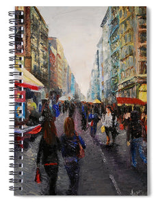 Street Bazaar - Spiral Notebook
