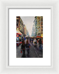 Street Bazaar - Framed Print