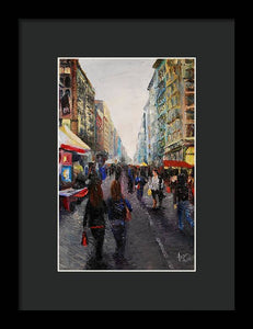 Street Bazaar - Framed Print