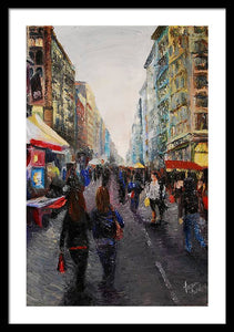 Street Bazaar - Framed Print