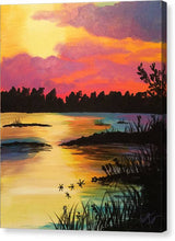 Load image into Gallery viewer, Swampy Sunset - Canvas Print