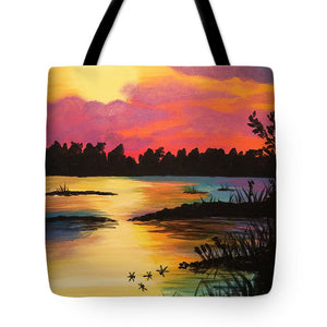 Swampy Sunset - Tote Bag