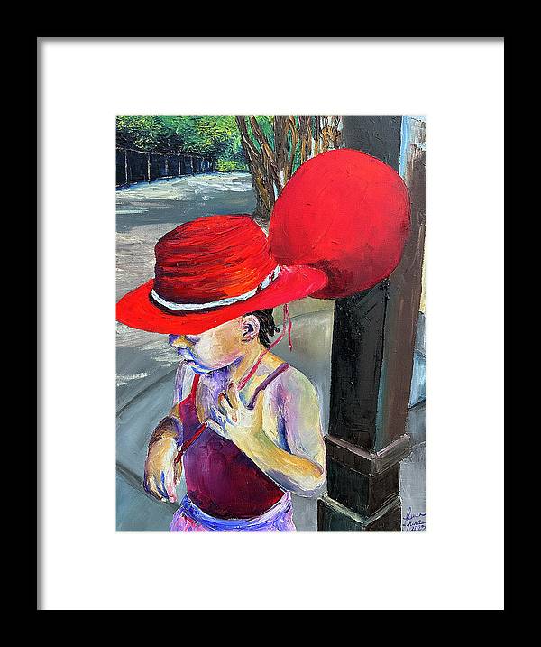The Balloons Keeper - Framed Print