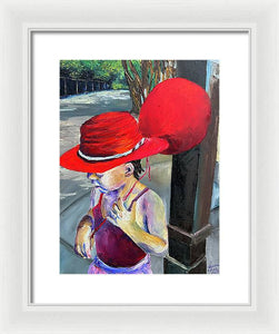 The Balloons Keeper - Framed Print