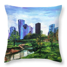 Load image into Gallery viewer, The City&#39;s Oasis - Throw Pillow